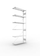 Add‑on Shelf Unit Clip S3, galvanized, depth 300 mm (3 models)
