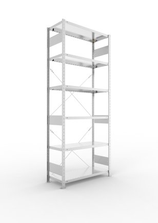 Basic Shelf Unit 223927 Clip S3, galvanized, depth 400 mm - 1