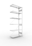 Add‑on Shelf Unit 223934 Clip S3, galvanized, depth 400 mm