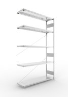Add‑on Shelf Unit 323818 Clip S3, galvanized, depth 400 mm