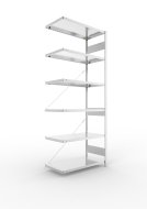 Add‑on Shelf Unit 223996 Clip S3, galvanized, depth 500 mm