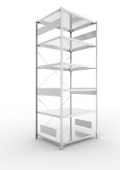 Basic Shelf Unit Clip S3, galvanized, depth 800 mm (2 models)