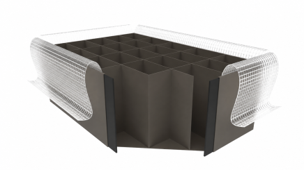 Custom self-supporting textile insert - 1