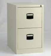 Bisley A4CC2H1A two-drawer filing cabinet - 1