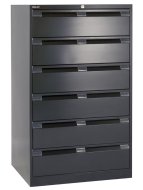 BISLEY DF6 metal three-row filing cabinet - 2