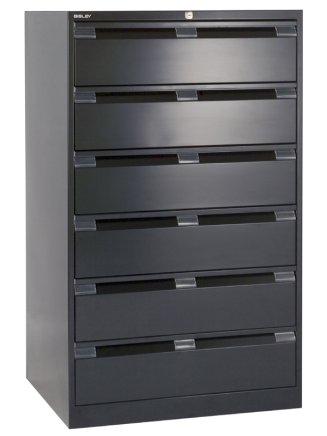 BISLEY DF6 metal three-row filing cabinet - 2