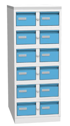 File cabinet metal Kovos KAR 62S6 - 1