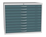 Drawing cabinet - for maps and drawings in A1 format, type VKS A1B - 1