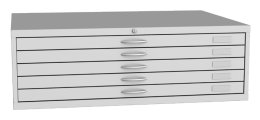 Map cabinet - for maps and drawings in A0 format, type VKS A0A