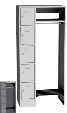 Dressing room set Kovos OTS 55S - 1