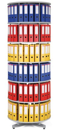 Revolving filing cabinets - 6 floors - 1
