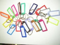 Identification tag for keys - pack of 20 pcs