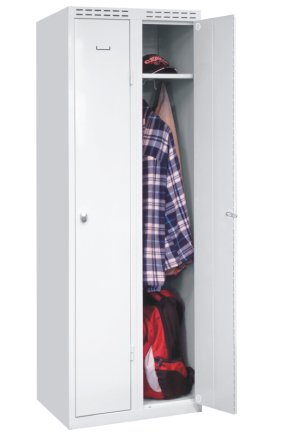 Metal wardrobe A4238 - double-skin doors - 1
