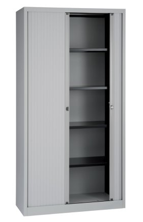 Bisley ET410/19/4S shelf roller shutter cabinet - 1