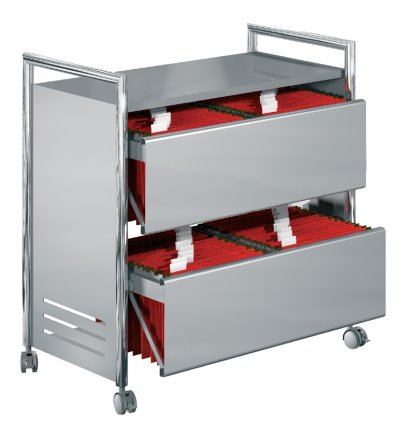 Trolley for hanging pocket files 3132 - 1