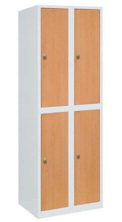 Divided wardrobe with laminate doors type A7232 - 1