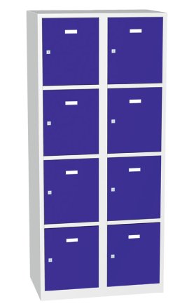 Metal cabinet with lockable boxes type A8244 - 1