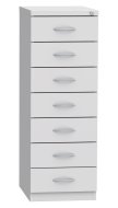 Seven-drawer filing cabinet for A6 format KAR 62D7