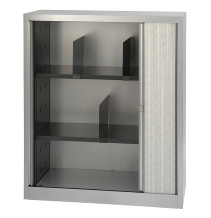 Bisley ET410/11/2S roller shutter cabinet - 1