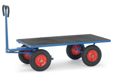 Hand trolley with rubber wheels (4 models) - 1