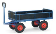 Hand trolley with rubber wheels and towing eye 6453VZ, 6454VZ, 6455VZ, 6456VZ (4 models) - 1