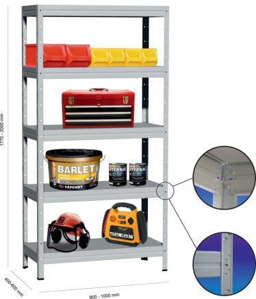 Separate shelves for the racks 250 kg X30904020Z - 1