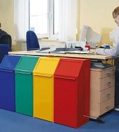 Folding trash can - small 1020 - 1