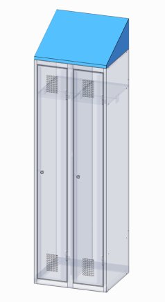 Sloped roof XKS30 - width 300 mm - 1