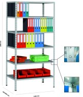 Kovona Base screw shelf rack 100 kg type N746K7