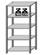 Base rack FIX galvanized type 2168