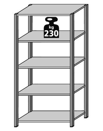 Base rack 3M zinc type 88729 - 1