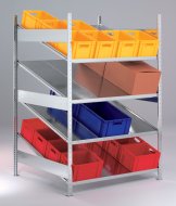 META CLIP 3M - extension rack with slanted shelves type 91075