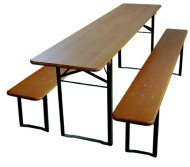 Beer set - 2x benches, 1x table - 1