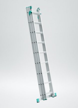 Three-part universal Eurostyle ladder with step adjustment 7809 - 1
