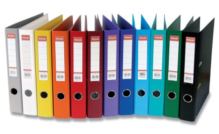 Esselte all-plastic lever binders 50 mm (11 models) - 1