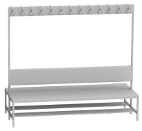 Changing room bench LAV 20V2 - width 2000 mm