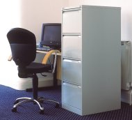 Card filing cabinet A4 four drawers Bisley BS4E/A4 - 10