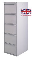 Five-drawer filing cabinet Bisley BS5E/A4+FLS - 3