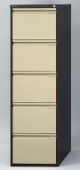 Five-drawer filing cabinet Bisley BS5E/A4+FLS - 4