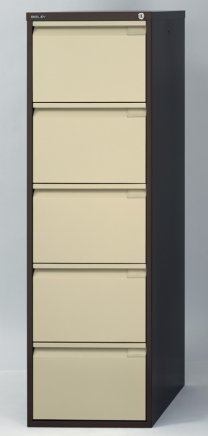 Five-drawer filing cabinet Bisley BS5E/A4+FLS - 4