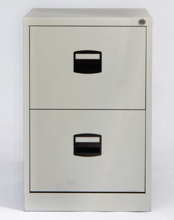 Bisley A4CC2H1A two-drawer filing cabinet - 5