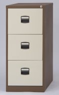 Bisley three drawer filing cabinet A4CC3H1A - 5