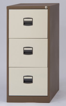 Bisley three drawer filing cabinet A4CC3H1A - 5