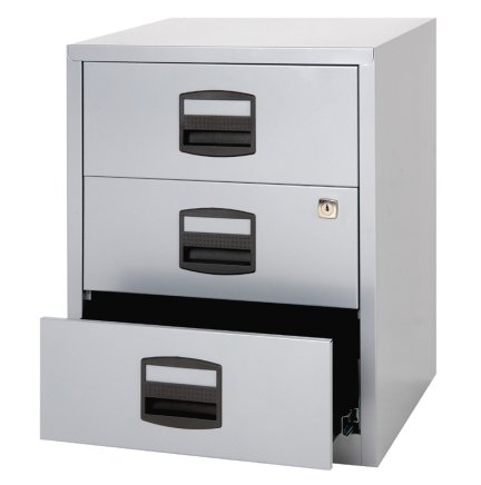 Metal filing cabinet Bisley PFAM3S - mobile - 2