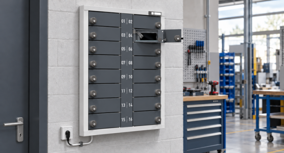Workshop charging cabinets