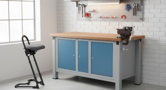 Accessories for Workbenches with Integrated Containers