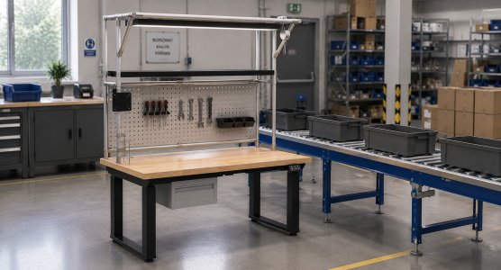 Electrically controlled tables