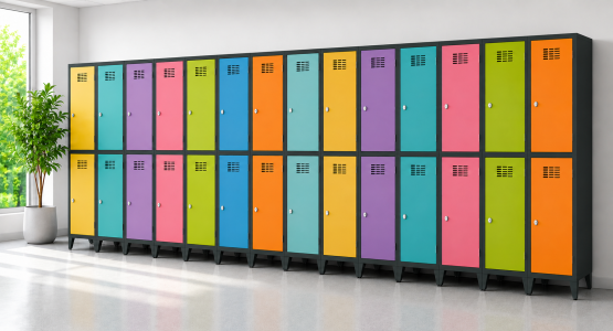 Divide cabinets on legs