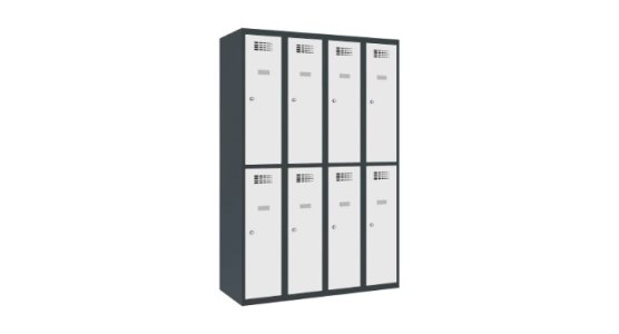 8x lockable compartment