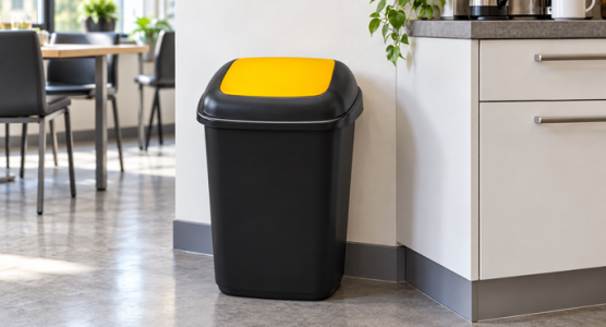 Plastic waste bins